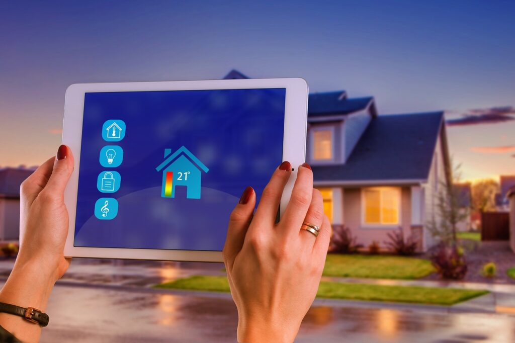 smart home, house, technology