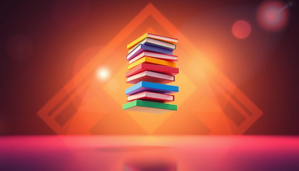 A vibrant, digitally rendered image depicting efficient learning solutions. In the foreground, a stack of colorful, bite-sized course modules hover, each containing a distinct skill or topic. The modules are arranged in a sleek, organized manner, symbolizing the convenience and accessibility of this learning approach. In the middle ground, an abstract geometric background features a gradient of warm tones, creating a sense of energy and dynamism. Subtle lens flare and soft lighting contribute to a professional, futuristic aesthetic. The overall composition conveys the power of condensed, targeted learning to unlock new capabilities quickly and effectively.